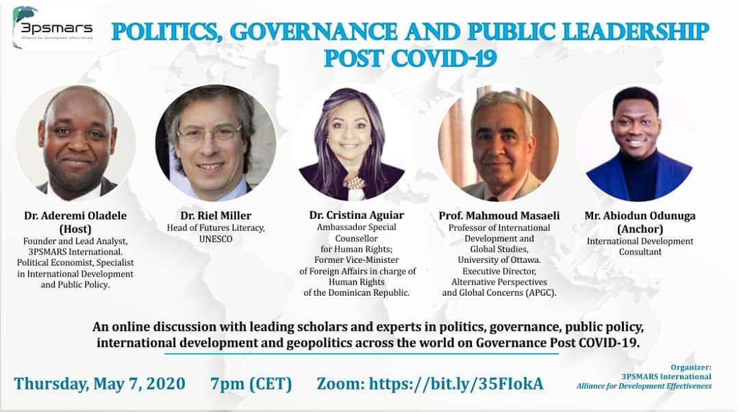 Politics, Governance and Public Leadership Post COVID-19